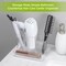 Kenney Mfg Bathroom Countertop Hair Care Center Organizer, Set of 2, Clear KN68071P2REM - alternate 4
